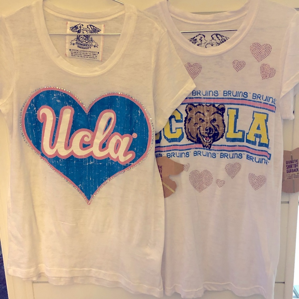 Brand New UCLA t-shirts (2-pack).  Size: Small Brand:Signorelli
